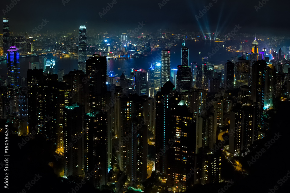 Hong Kong night view 2017