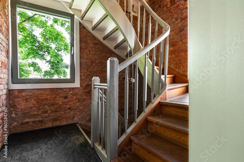 Treppe Holz Treppenhaus 