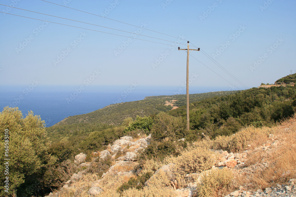 Amazing panorama of Assos village, Kefalonia, Ionian islands, Greece