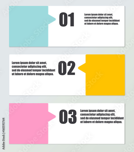 Price list, hosting plans and web boxes banners design. three tariffs. interface for the site. ui ux vector banner for web app.