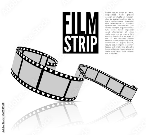 Film strip vector illustration