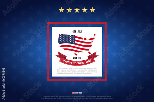 Independence day design element photo