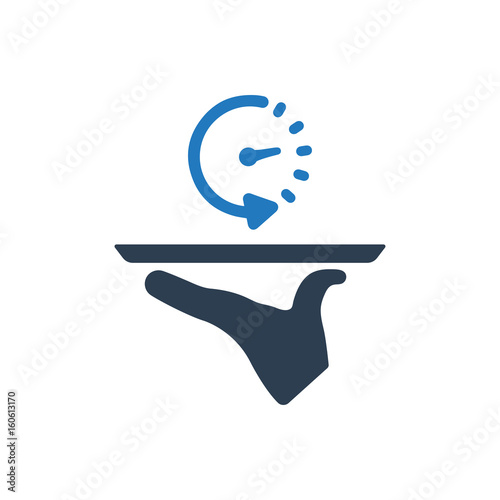 Presenting Time Management Icon