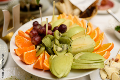 Fruit tray. photo