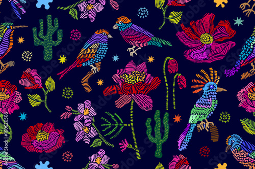 Succulent night garden.