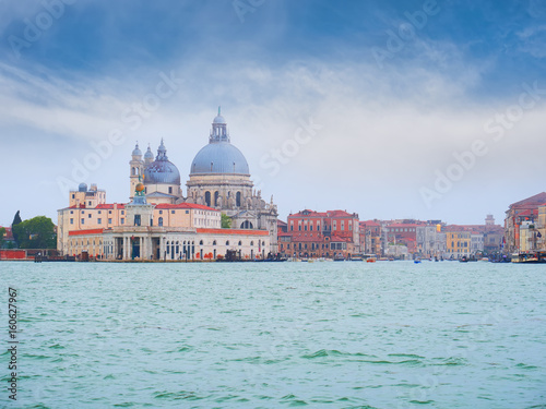 Grand Canal and Basilica Santa Maria della Salute in Venice © acnaleksy