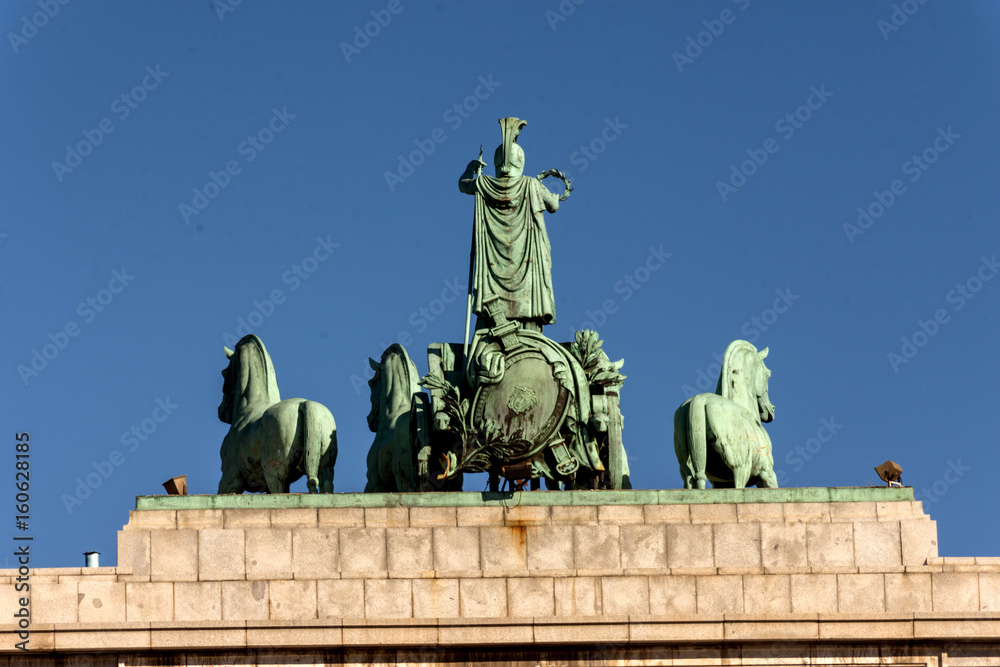 Obraz premium Cuadriga de Minerva en Madrid