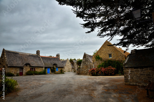 Kerascoet, traditional village in Brittany France photo
