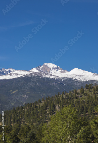Mountains and forest of Rocky Mountain National Park