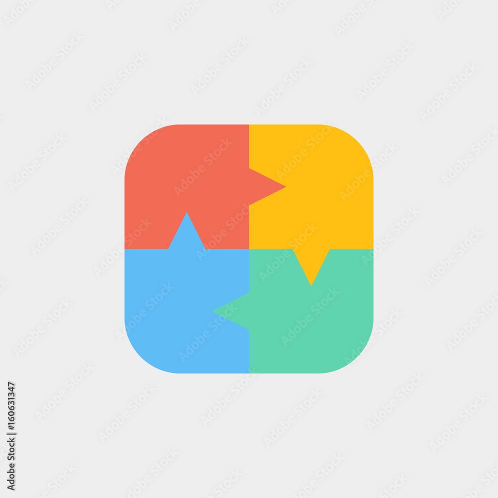 The plication icon flat stock vector illustration The plication icon flat stock vector illustration