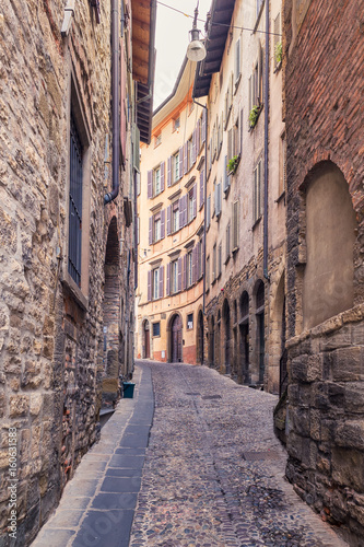 Old streets of Bergamo