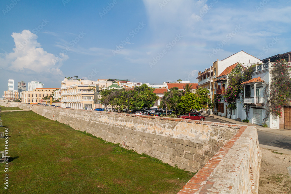 Fortification walls of Cartagena, Colombia