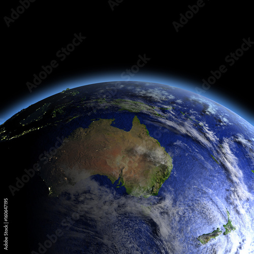 Fototapeta Naklejka Na Ścianę i Meble -  Australia from space