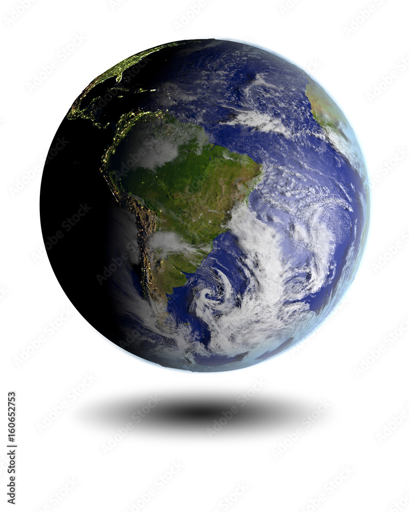 South America from space South America from space