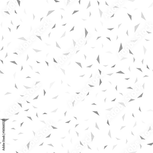 Gray and white triangle pattern. Seamless vector