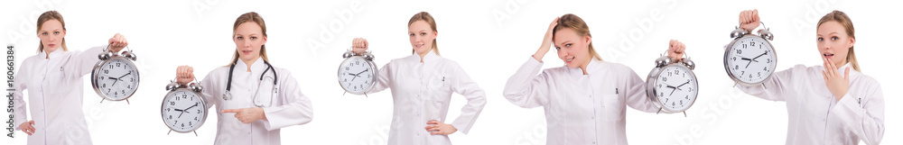 Woman doctor missing her deadlines Woman doctor missing her deadlines
