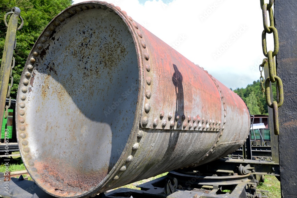 Narrow gauge railway Bieszczady forest track and attractions