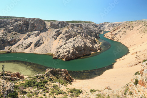 View of the canyon of the river Zrmanja, Croatia