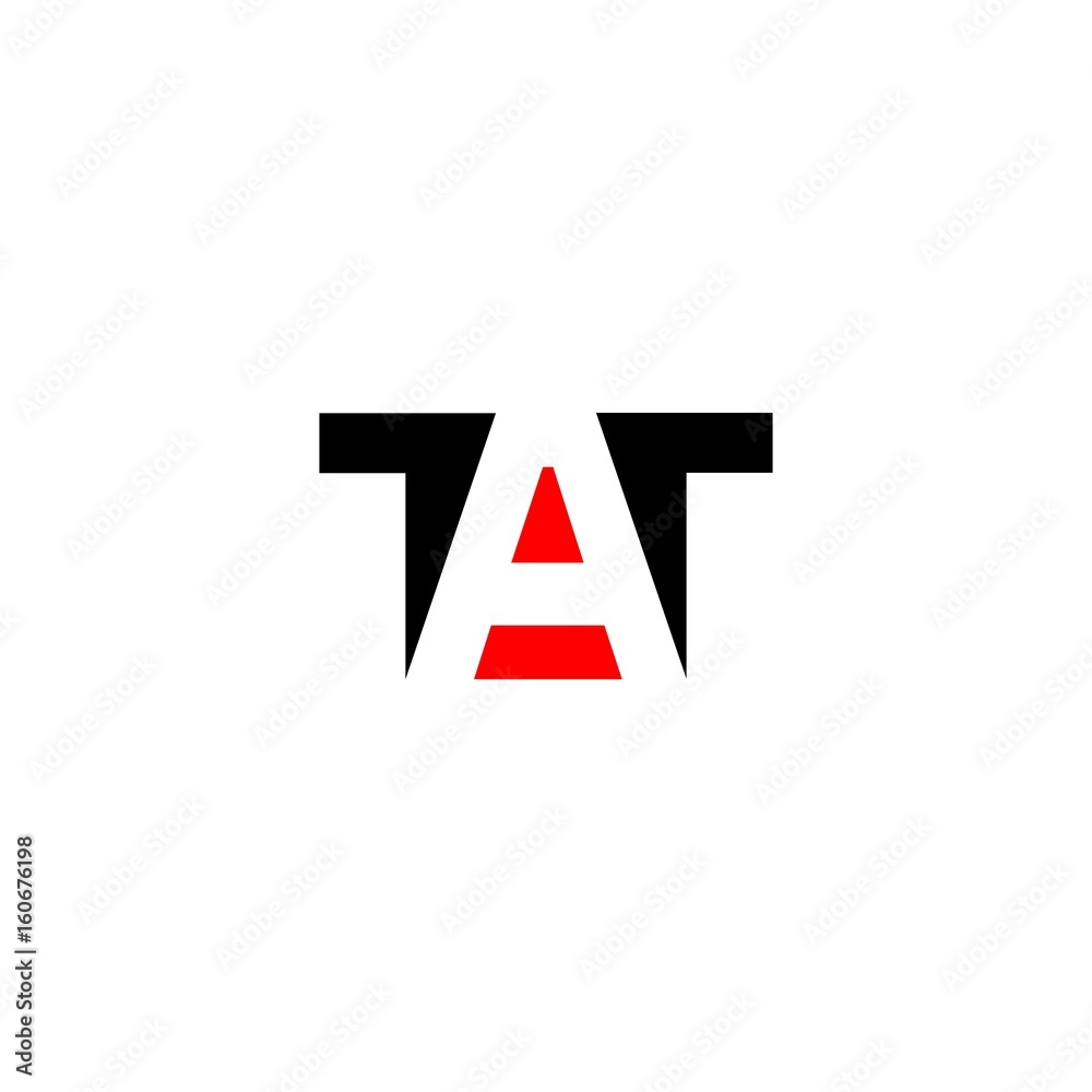 letter TAT logo vector