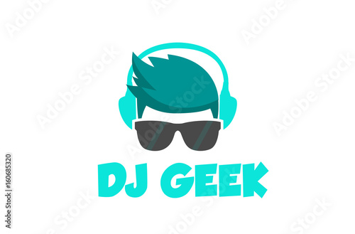 Dj Geek Logo Illustration Design