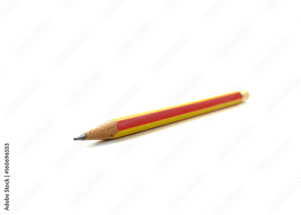 Pencil isolated on pure white background Pencil isolated on pure white background