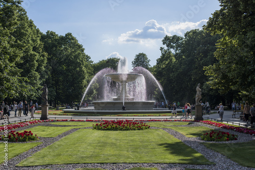 fontanna w Saskim