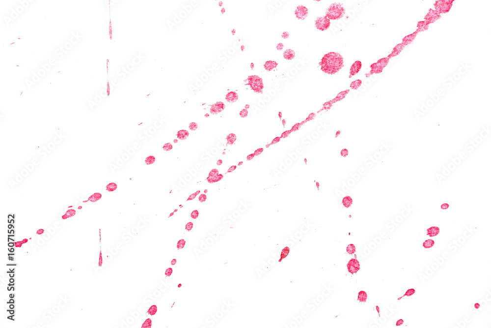 Abstract red ink splash