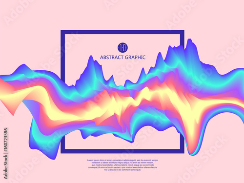 Abstract light, vector graphic design.