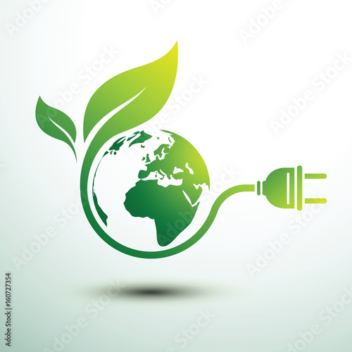Eco plug  vector