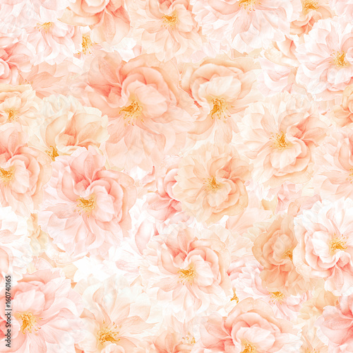 SEAMLESS pattern of sakura blossoms