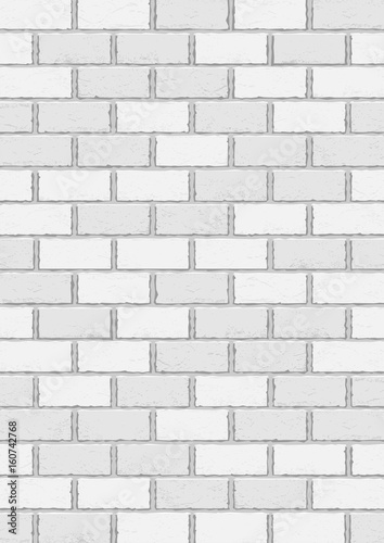 White old brick vertical background