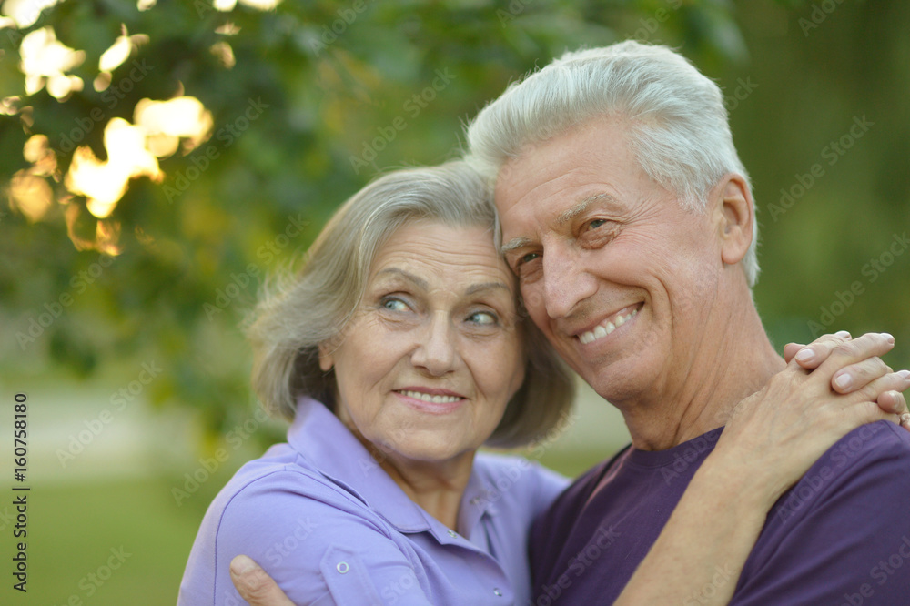 senior couple resting outdoors senior couple resting outdoors