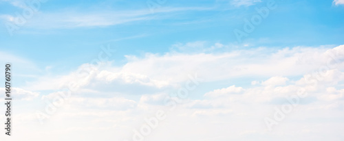 Beautiful summer blue sky, banner background © Atstock Productions