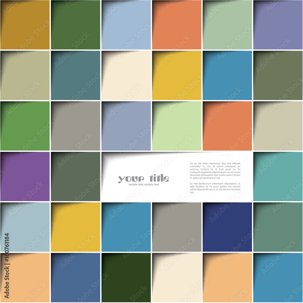 Fototapeta premium Square color background