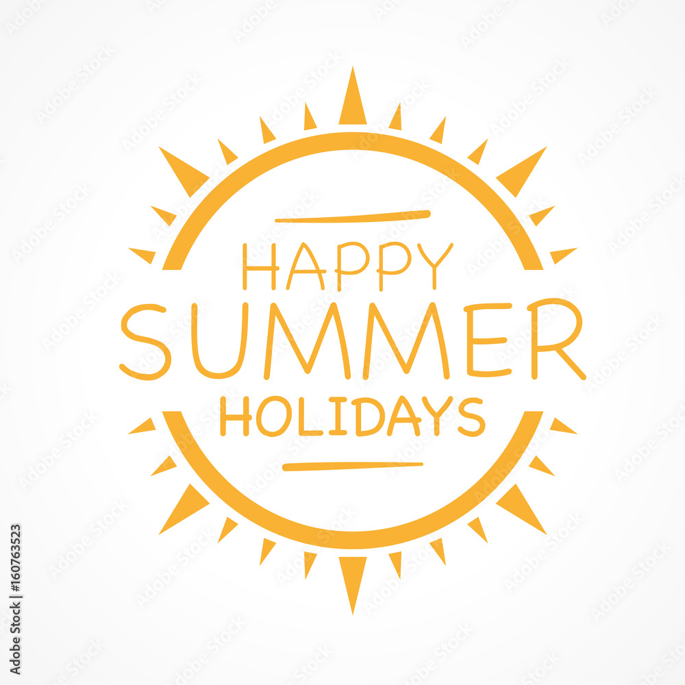Fototapeta premium happy summer holidays