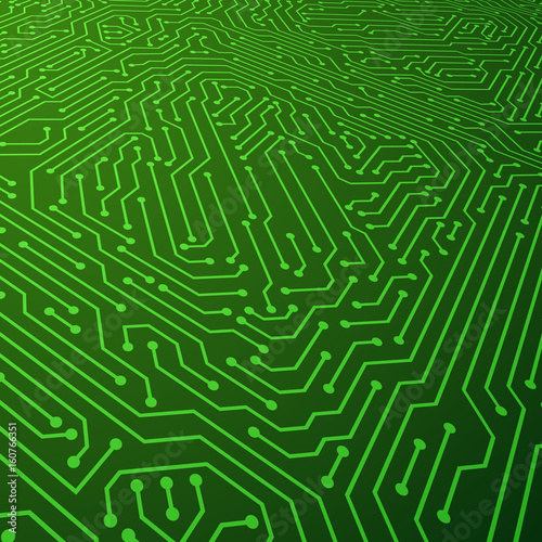Electric scheme vector background. Circuit board components concept