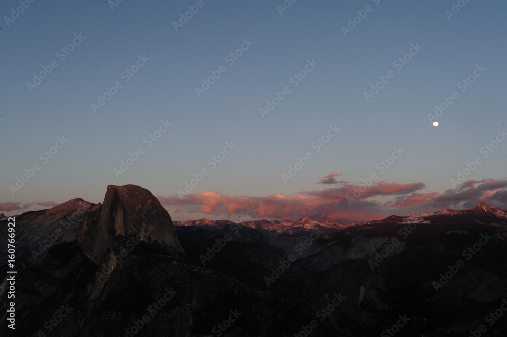 Sunset Over Half Dome