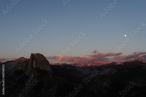 Sunset Over Half Dome