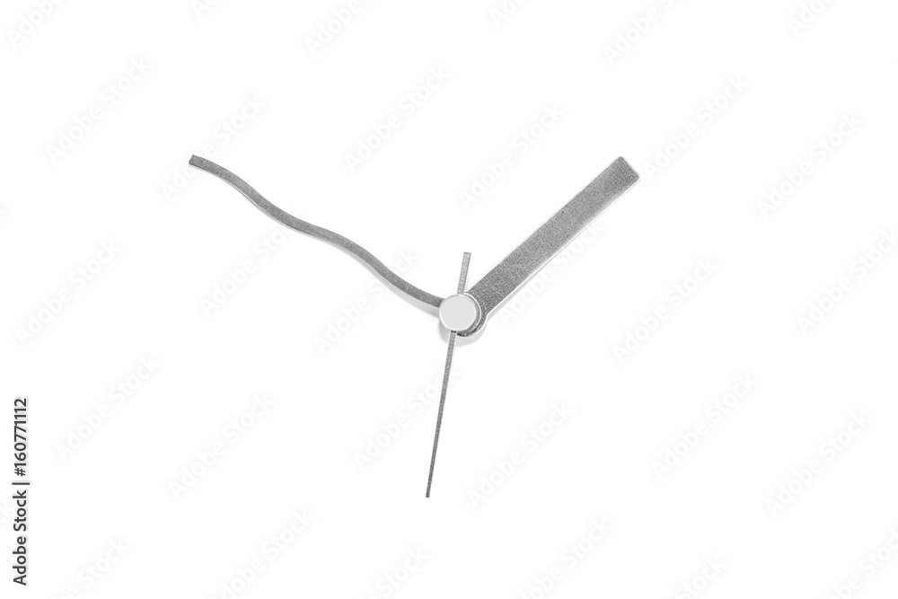 Clock hands with second hand illustrating time passing. Clock hands with second hand illustrating time passing.