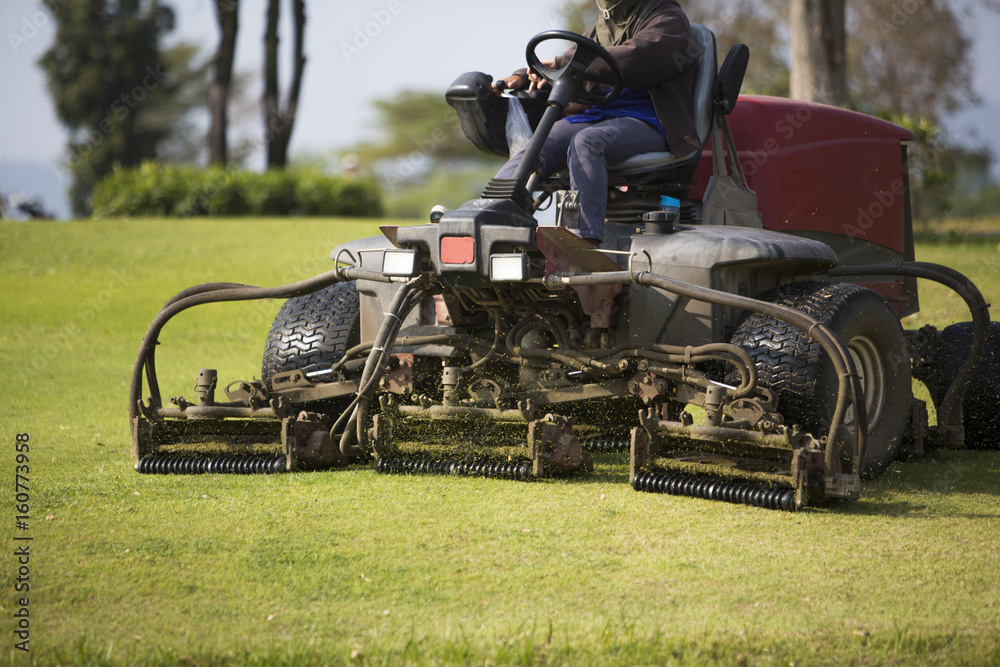 Obraz premium Ride-on lawnmower