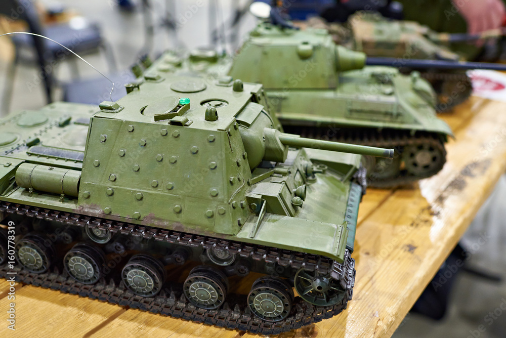 Models of the soviet tanks