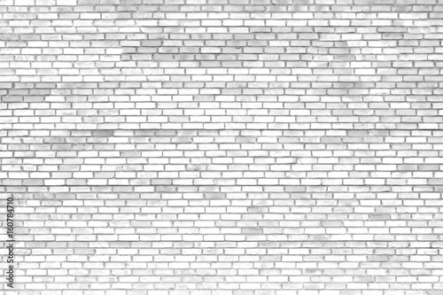 Old brick wall, the white surface of the stone blocks