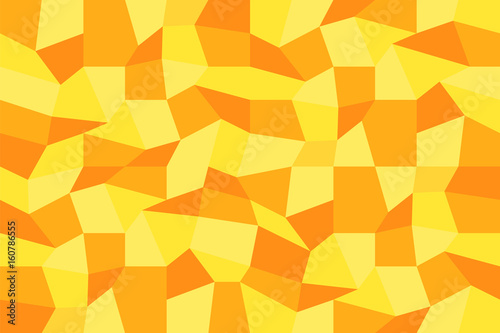 Abstract mosaic an ornament from  geometric polygons background in a vector