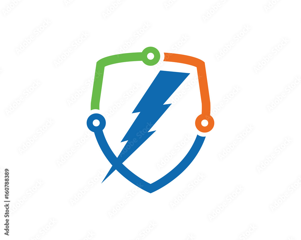 Power Secure Logo Template Design Vector, Emblem, Design Concept, Creative Symbol, Icon Power Secure Logo Template Design Vector, Emblem, Design Concept, Creative Symbol, Icon