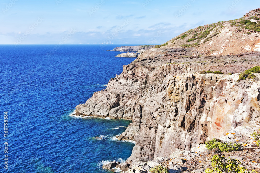 San Pietro island reef in Capo Sandalo place - Sardinia - Italy San Pietro island reef in Capo Sandalo place - Sardinia - Italy