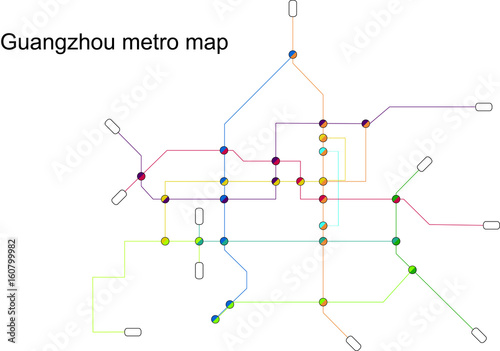 Guangzhou metro map