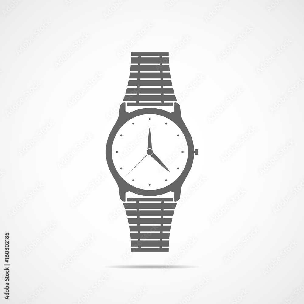 Wristwatch icon. Vector illustration. Wristwatch icon. Vector illustration.