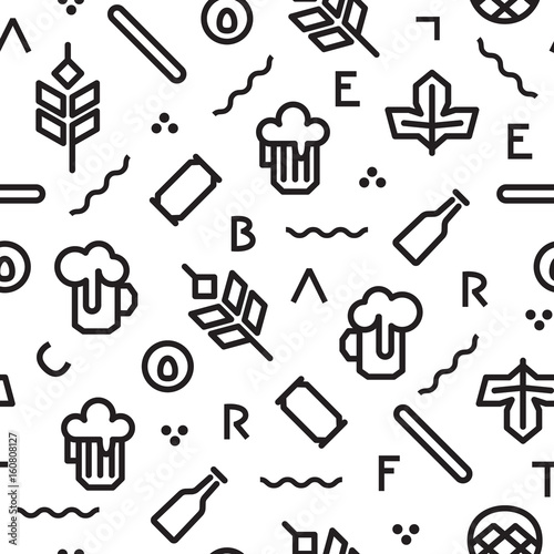 beer pattern geometric