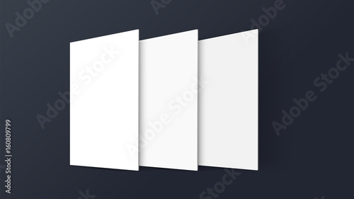 Mockup mobile app interface in 3D front view. Blank app screen. Horizontal aspect ratio in black color tone created by vector easy to use for user interface and user experience design.