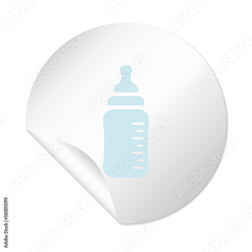 Wallpaper Mural Runder Sticker - Babyflasche Torontodigital.ca